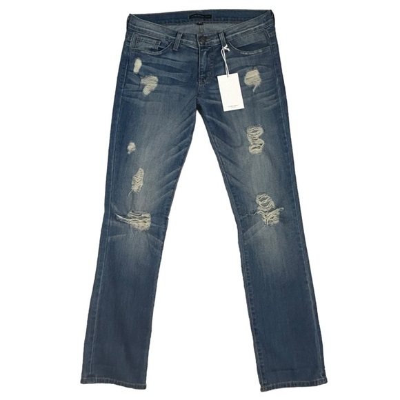 Flying Monkey Platinum Distressed Jeans NWT - Picture 1 of 16